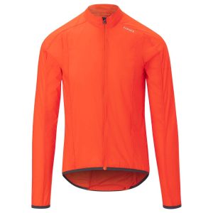 Giro Men's Chrono Expert Wind Jacket (Vermillion) (S)