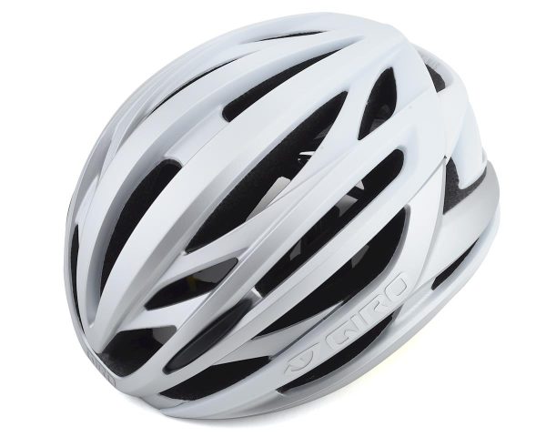 Giro Syntax MIPS Road Helmet (Matte White/Silver) (L)