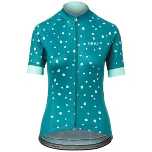 Giro Women's Chrono Sport Short Sleeve Jersey (True Spruce Blossom) (XS)