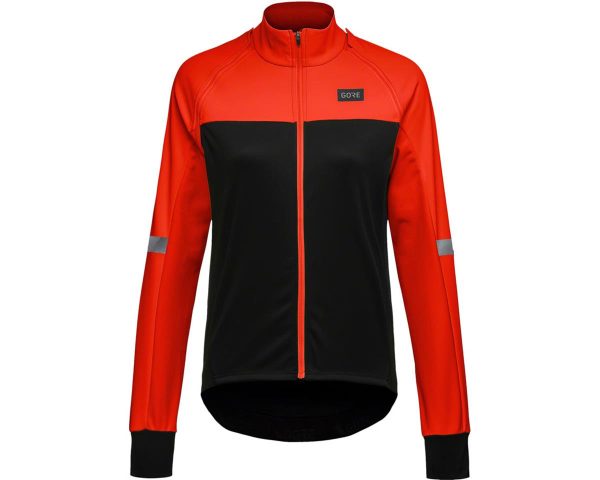 Gore Wear Women's Phantom Jacket (Black/Fireball) (S)