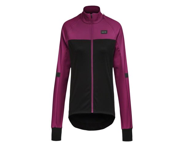 Gore Wear Women's Phantom Jacket (Black/Process Purple) (M)