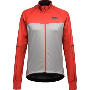 Gore Wear Women's Phantom Jacket (Lab Grey/Fireball) (L)