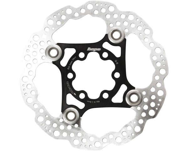 Hope Floating Disc Brake Rotor (Black) (6-Bolt) (140mm)