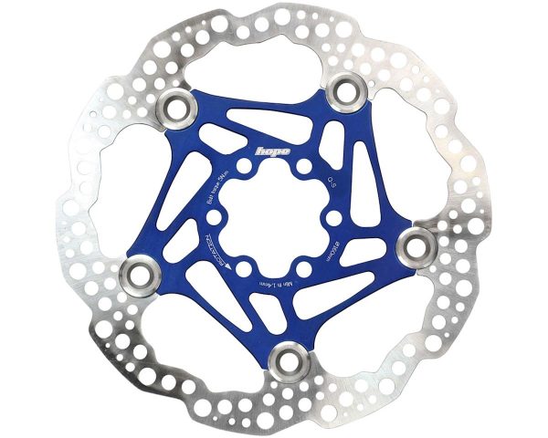 Hope Floating Disc Brake Rotor (Blue) (6-Bolt) (160mm)