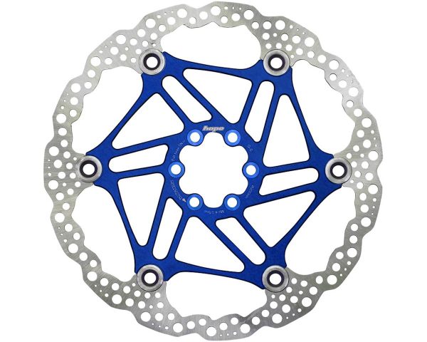 Hope Floating Disc Brake Rotor (Blue) (6-Bolt) (200mm)