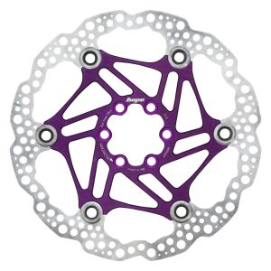 Hope Floating Disc Brake Rotor (Purple) (6-Bolt) (180mm)