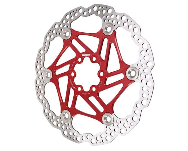 Hope Floating Disc Brake Rotor (Red) (6-Bolt) (140mm)