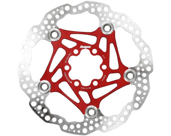 Hope Floating Disc Brake Rotor (Red) (6-Bolt) (160mm)