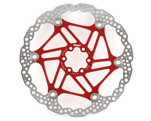 Hope Floating Disc Brake Rotor (Red) (6-Bolt) (200mm)