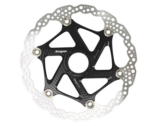 Hope MTB Floating Disc Brake Rotor (Black) (Centerlock) (200mm)