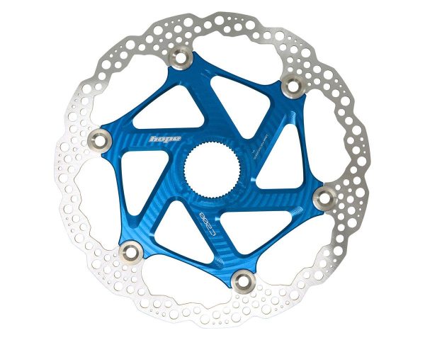 Hope MTB Floating Disc Brake Rotor (Blue) (Centerlock) (200mm)