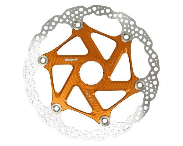 Hope MTB Floating Disc Brake Rotor (Orange) (Centerlock) (200mm)