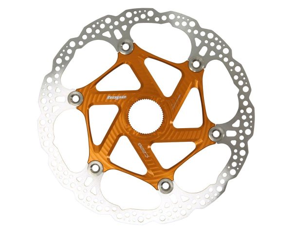 Hope MTB Floating Disc Brake Rotor (Orange) (Centerlock) (220mm)