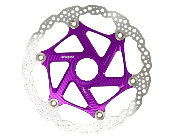 Hope MTB Floating Disc Brake Rotor (Purple) (Centerlock) (200mm)