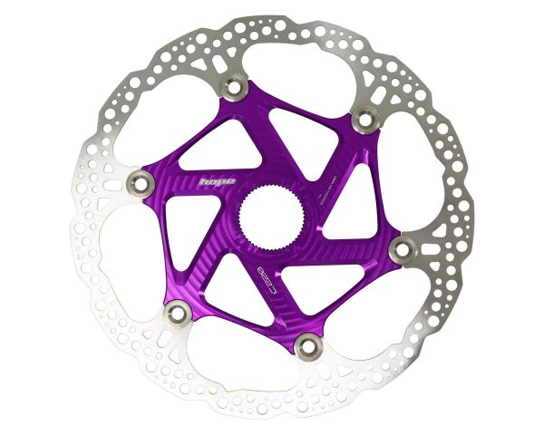 Hope MTB Floating Disc Brake Rotor (Purple) (Centerlock) (220mm)