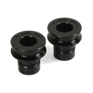 Hope Pro 2 Evo / Pro 4 / Pro 5 Front Hub Axle Conversion Kits - Black / 6 Bolt - 15mm Torque Caps (Rockshox Forks Only)