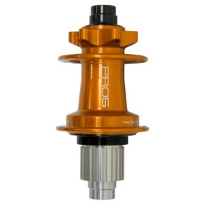 Hope Pro 5 6 Bolt Rear Hub - 142x12mm - Orange / 142 x 12 / Shimano MS12 / 6 Bolt / 12 Speed / 32H