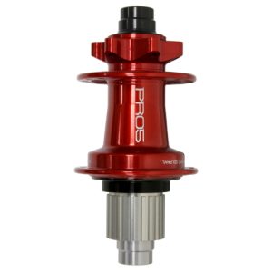 Hope Pro 5 6 Bolt Rear Hub - 142x12mm - Red / 142 x 12 / Sram XDR / 6 Bolt / 12 Speed / 32H