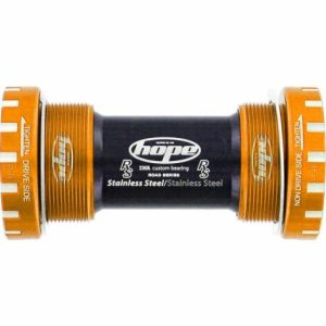 Hope Stainless Steel Road Bottom Bracket - Orange / Steel Bearings