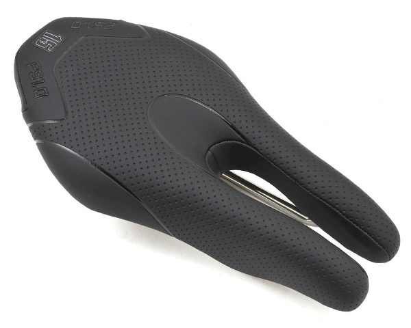 ISM PS 1.0 TT Saddle (Black) (CrN/Ti Alloy Rails) (130mm)