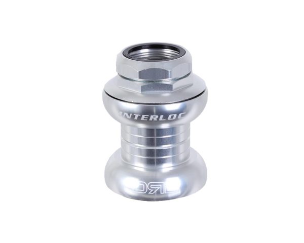 Interloc Racing Design Double Roller Drive Headset (Silver) (1" Threaded) (EC30/25.4-24tpi) (EC30/26