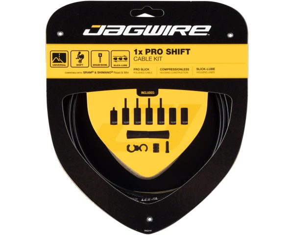 Jagwire 1x Pro Shift Kit (Black) (For Shimano/SRAM) (Mountain & Road) (1.1mm) (2800mm) (Cable & Hous