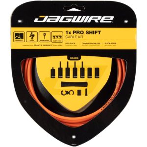 Jagwire 1x Pro Shift Kit (Orange) (For Shimano/SRAM) (Mountain & Road) (1.1mm) (2800mm) (Cable & Hou