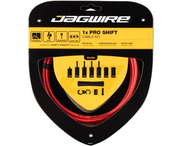 Jagwire 1x Pro Shift Kit (Red) (For Shimano/SRAM) (Mountain & Road) (1.1mm) (2800mm) (Cable & Housin