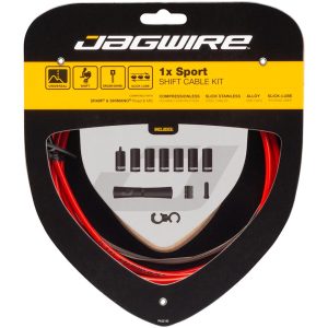 Jagwire 1x Sport Shift Cable Kit (Red) (For Shimano/SRAM) (Mountain & Road) (1.1mm) (2300mm) (Cable