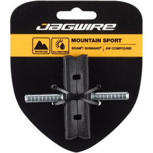 Jagwire Mountain Sport Cantilever Brake Pads (Black) (1 Pair) (70mm Pad) (Smooth Post)