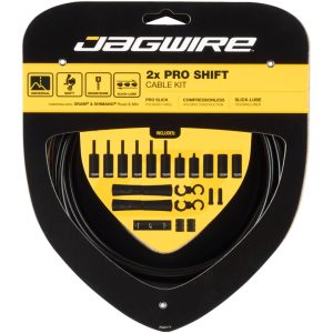 Jagwire Pro Shift Kit (Black) (For Shimano/SRAM) (1.1mm) (2300/2800mm) (Cables & Housing)