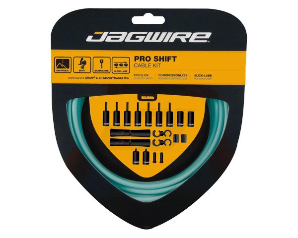 Jagwire Pro Shift Kit (Celeste) (For Shimano/SRAM) (1.1mm) (2300/2800mm) (Cables & Housing)