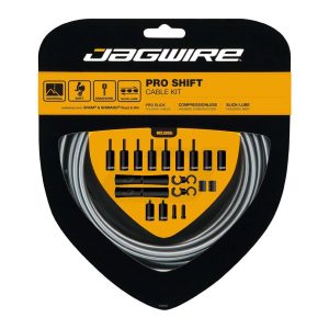 Jagwire Pro Shift Kit (Ice Grey) (For Shimano/SRAM) (1.1mm) (2300/2800mm) (Cables & Housing)