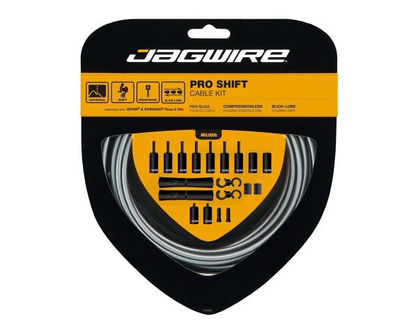 Jagwire Pro Shift Kit (Ice Grey) (For Shimano/SRAM) (1.1mm) (2300/2800mm) (Cables & Housing)