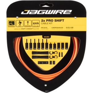 Jagwire Pro Shift Kit (Orange) (For Shimano/SRAM) (1.1mm) (2300/2800mm) (Cables & Housing)