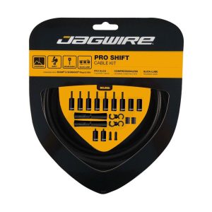 Jagwire Pro Shift Kit (Stealth Black) (For Shimano/SRAM) (1.1mm) (2300/2800mm) (Cables & Housing)