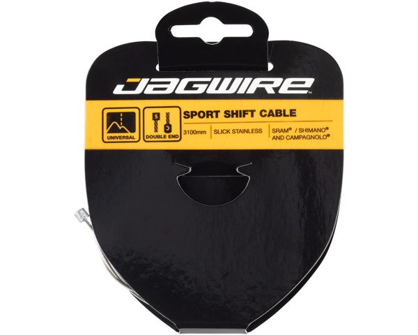 Jagwire Sport Slick Derailleur Cable (For SRAM/Shimano/Campy) (Double End) (1.1mm) (3100mm) (Stainle