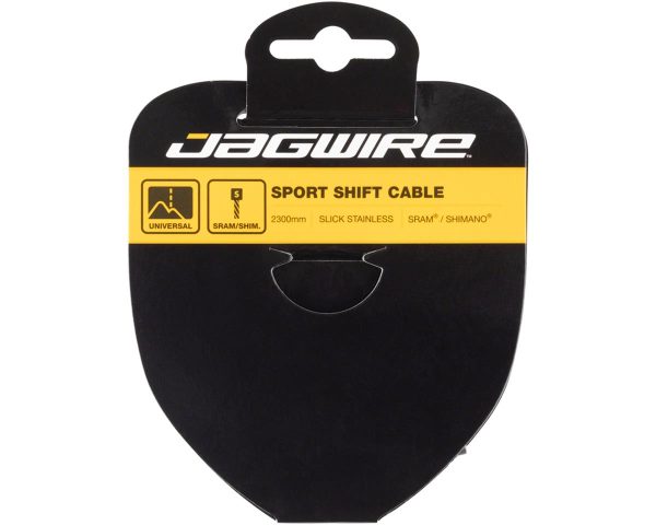 Jagwire Sport Slick Derailleur Cable (For Shimano/SRAM) (1.1mm) (2300mm) (1 Pack) (Stainless)