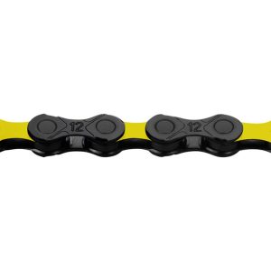 KMC DLC 12 Chain (Black/Yellow) (12 Speed) (126 Links)