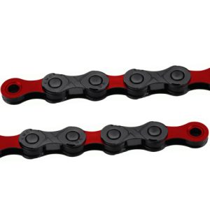 KMC DLC 12 Speed Chain - Black / Red / 12 Speed / 126L