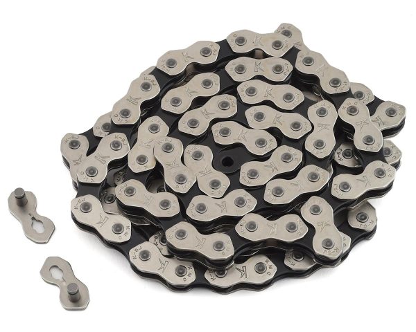 KMC K1 Kool Narrow Chain (Silver/Black) (Single Speed) (110 Links) (3/32")