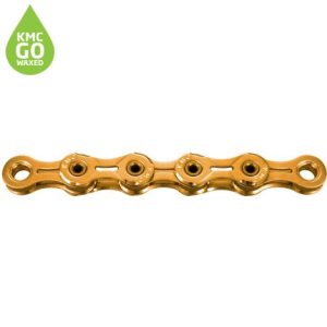 KMC X11SL Gold Ti-N Pre-waxed Chain - 11 Speed - Gold / 11 Speed / 118 Links / Waxed