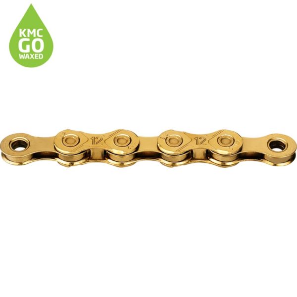 KMC X12 Ti-N Gold Waxed Chain 126L