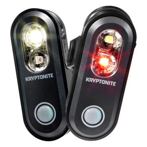 Kryptonite Avenue F-70/R-35 Dual Headlight/Tail Light Set (Black) (70/35 Lumens)