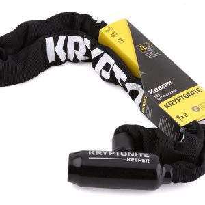 Kryptonite Keeper 585 Integrated Chain Lock (Black) (2.8'/85cm) (Keyed)