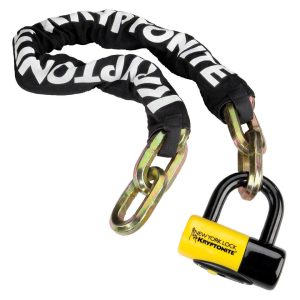 Kryptonite New York Fahgettaboudit Chain 1410 & Disc Lock (100cm/3.25')