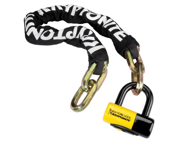 Kryptonite New York Fahgettaboudit Chain 1410 & Disc Lock (100cm/3.25')