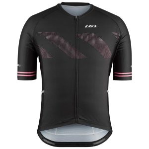 Louis Garneau District 2 Short Sleeve Jersey (Pink Line) (S)