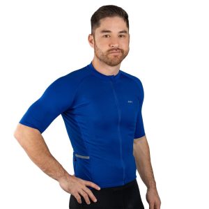 Louis Garneau Lemmon 4 Short Sleeve Jersey (Dark Royal) (S)