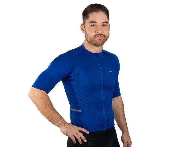 Louis Garneau Lemmon 4 Short Sleeve Jersey (Dark Royal) (S)